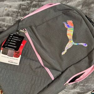 Puma Charcoal and Blush Backpack